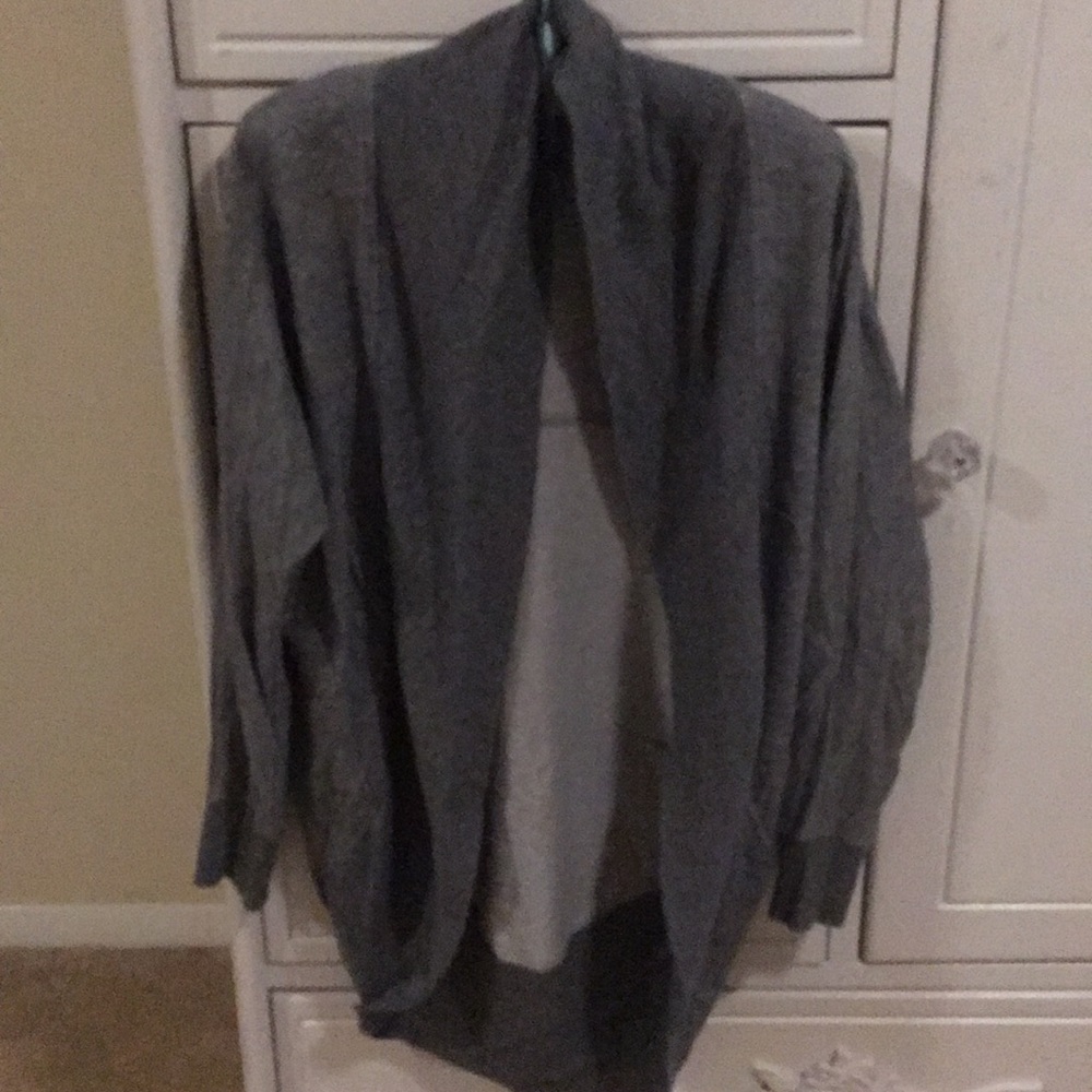 Grey cardigan